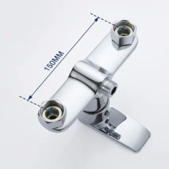 Duscharmatur Brausebatterie Mit Brauseschlauch, Handbrause Mit 3 Funktionen, Und Brausehalter | Einhebel-Brausemischer-Duschset, Chrom -Vidailo Verkaufe f9c3895550ec08f012a0be120f192a29