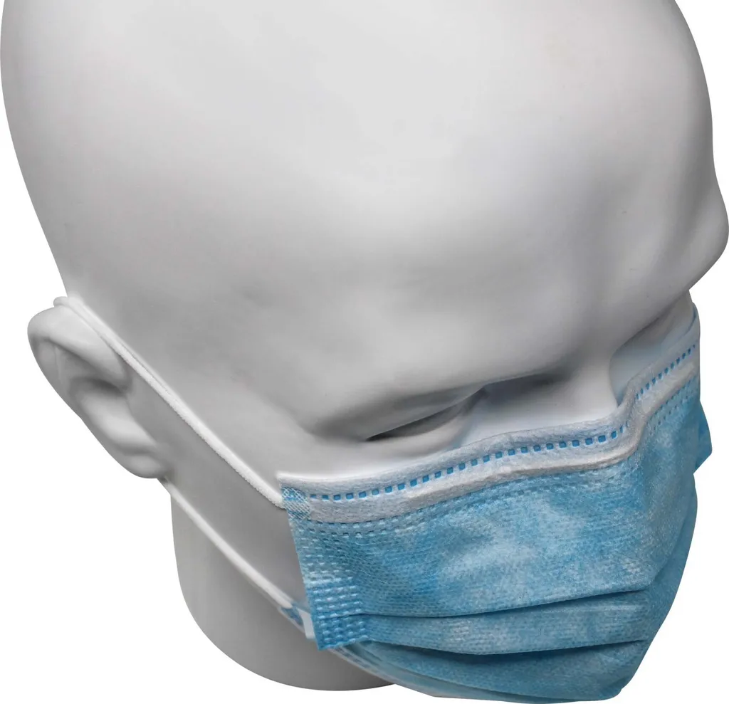 Stetecs OP Mundschutz Germany, Maske 3-lagig Medizinischer Mundschutz EN 14683 (Typ II R) Blau 5 Stetecs OP Mundschutz Germany, Maske 3-lagig Medizinischer Mundschutz EN 14683 (Typ II R) Blau – Bild 3