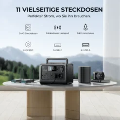 Stromerzeuger BLUETTI EB55 Mit PV200 Solarpanel, 537Wh LiFePO4 Batterie Mit 11 Vielseitige Ausgänge, Tragbarer Solarspeicher Für Boote, Büro, Gartenhäuser -Vidailo Verkaufe fae054decd08aa2c1b3d3932d6e4ac5a