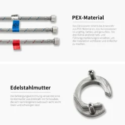 Niederdruck Wasserhahn Bad/Küche Niederdruck Badarmatur 360° Drehbar Badarmatur Küchenwasserhahn Aus Edelstahl Spültischarmatur Für Kaltwasser Und Spüle Boiler -Vidailo Verkaufe fb15f2b4a78228127bfdaf3eba2c41a3