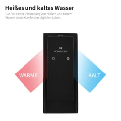 Homelody Wasserfall Wasserhahn Bad Schwarz Matt Waschtischarmatur, Konkaves Wasserfall Design Einhebelmischer Waschbeckenarmatur Aus Edelstahl Wasserhahn -Vidailo Verkaufe fb95667a5c49bd2456085aeed4158df1