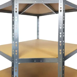 Eckregal Verzinkt 180 X 90 X 42 X 60 Cm -Vidailo Verkaufe fc903566720d136eb92bc8600b14a80b