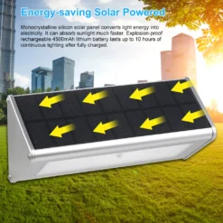 Neoglint Solar-Wandleuchte, Radar-Bewegungssensor, 48 LEDs, Superhelle 1100 Lumen, Wasserdichte Gartenlampe, Aluminiumlegierung, Gehaeuse Fuer Garten, Terrasse, Hof, Zaun, Garage, Deck -Vidailo Verkaufe fca73c0fa65aad08e64ea4af5632ee10