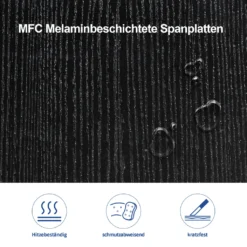 Barberpub Friseur Waschtisch Friseurwaschplatz 3130BK, Mit Waschbecken, Mit Wandspiegel, Mit Unterschrank 80 Cm, Friseur Salon SPA Friseureinrichtung, MFC+PVC, Schwarz, 47,5 X 84 X 169 Cm -Vidailo Verkaufe fd2f5692aad6b9b7cf45a243da61b7ba