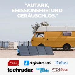 BLUETTI Solarspeicher EB3A Mit PV200 Solarpanel Enthalten, 268Wh Tragbares Stromerzeuger Mit 2*600W (1200W Überspannung) Wechselstromsteckdosen, LiFePO4 Batterie Backup Für Outdoor Camping, Van/RV Reisen, Notfall -Vidailo Verkaufe fd991178c1adbbc31caded98f9164e40 2