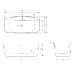 Mai & Mai Freistehende Acryl-Badewanne 170x80cm Rechteckig Inkl. Armatur Und Handbrause, Farbe: Weiß, Material: Sanitäracryl V612MA 13 Mai & Mai Freistehende Acryl-Badewanne 170x80cm Rechteckig Inkl. Armatur Und Handbrause, Farbe: Weiß, Material: Sanitäracryl V612MA -Vidailo Verkaufe fed8042a3bfff2ef7eb0690c100815c5